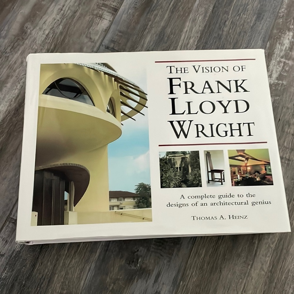 The Vision of Frank Lloyd Wright Hardcover  Book